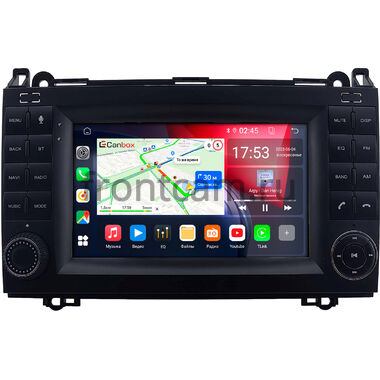 Mercedes A-klasse (W169), B-klasse (W245), Vito 2 (W639), Vito 3 (W447), Viano (W639) 2006-2018 (Вид 2, оранжевая подсветка клавиш) Canbox 2/32 на Android 10 (GT7-RP-6500-503) (IPS, DSP, CarPlay)