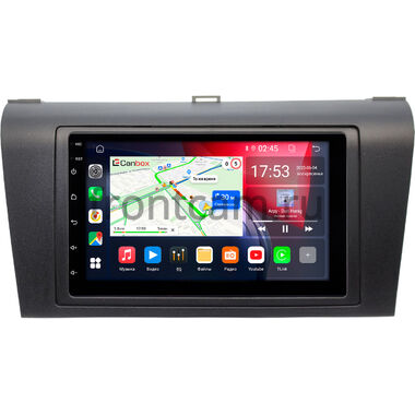 Mazda 3 (BK), Axela 2003-2009 (черная, текстурная) Canbox GT056-RP-MZ3D2-352 на Android 10 (2/32, DSP, IPS, Carplay) С крутилкой