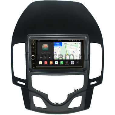 Hyundai i30 I 2007-2012 (с климат контролем) Canbox H-Line 6605-RP-HDI3A-195 на Android 14 (4G-SIM, 8/128, DSP, IPS) С крутилкой