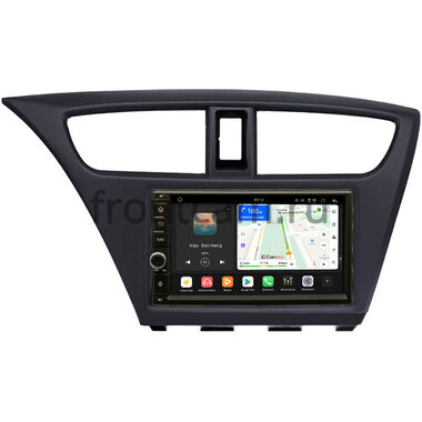 Honda Civic 9 5D 2011-2015 (левый руль, хэтчбэк) Canbox H-Line 6604-RP-11-267-255 на Android 14 (4G-SIM, 6/128, DSP, IPS) С крутилкой