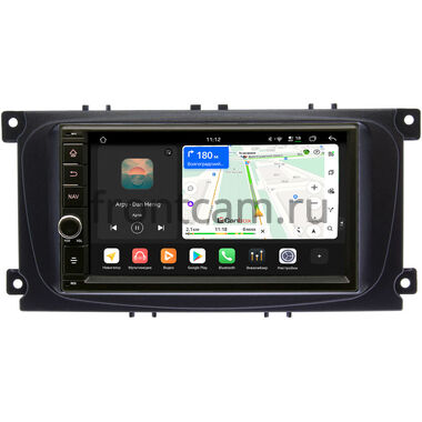 Ford Focus 2, C-MAX, Mondeo 4, S-MAX, Galaxy 2, Tourneo Connect 2006-2015 Canbox H-Line 6605-RP-FRCM-162 на Android 14 (4G-SIM, 8/128, DSP, IPS) С крутилкой