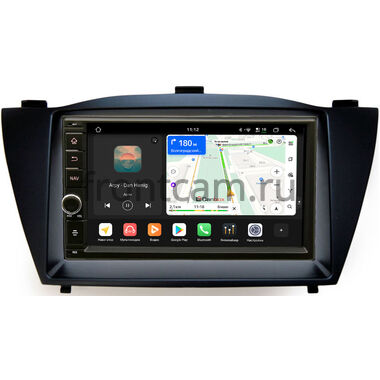 Hyundai ix35, Tucson II 2011-2015 Canbox H-Line 6604-RP-HDI35-32 на Android 14 (4G-SIM, 6/128, DSP, IPS) С крутилкой