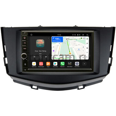 Lifan X60 I 2012-2016 Canbox H-Line 6605-RP-LFX60-17 на Android 14 (4G-SIM, 8/128, DSP, IPS) С крутилкой