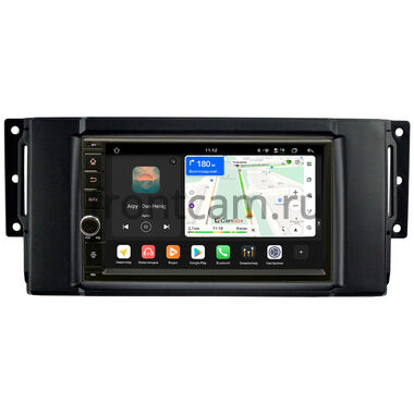 Land Rover Discovery 3, Range Rover Sport 2005-2009 (устанавливается вниз) Canbox H-Line 6603-RP-LRRN-114 на Android 14 (4G-SIM, 4/64, DSP, IPS) С крутилкой