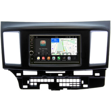 Mitsubishi Lancer X 2007-2018 Canbox H-Line 6605-RP-MMLNB-49 на Android 14 (4G-SIM, 8/128, DSP, IPS) С крутилкой