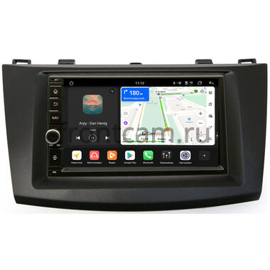 Mazda 3 (BL), Axela 2 2009-2013 Canbox H-Line 6605-RP-MZ3E-117 на Android 14 (4G-SIM, 8/128, DSP, IPS) С крутилкой
