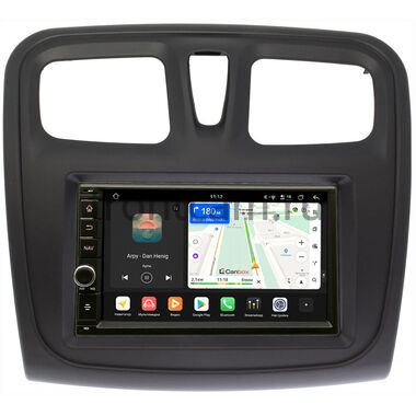 Renault Logan 2, Sandero 2 (Stepway) 2012-2022 Canbox H-Line 6605-RP-RLSS-154 на Android 14 (4G-SIM, 8/128, DSP, IPS) С крутилкой