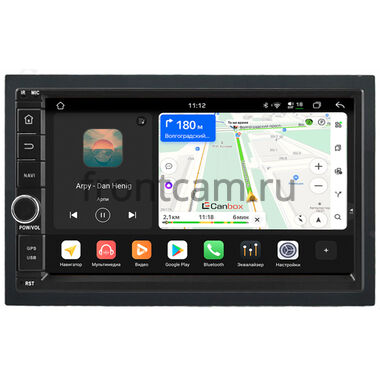 Volkswagen Bora, Golf IV, Jetta, Passat (B5,B5+), Polo III-IV, Sharan, Transporter, Caravelle 03-09 Canbox H-Line 6603-RP-UNIV-192 на Android 14 (4G-SIM, 4/64, DSP, IPS) С крутилкой