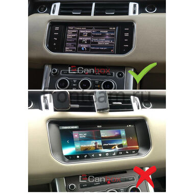 Land Rover Range Rover Sport 2 2013-2022, Range Rover 4 2012-2017 (авто с монитором BOSH) Canbox PRO-Line 2K 4221-1172 11.5 дюймов на Android 13 (4G-SIM, 6/128, DSP, QLed)