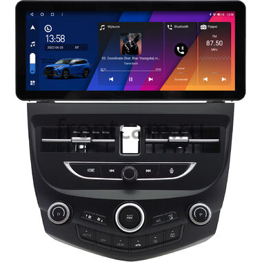 Honda Accord 7 2002-2008 12.3 дюйма Canbox H-Line 7818-1415 на Android 10 (4G-SIM, 6/128, DSP, QLed) Audi Style