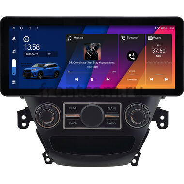Hyundai Elantra 5 (MD), Avante 5 2010-2015 12.3 дюйма Canbox H-Line 7816-1538 на Android 10 (4G-SIM, 4/32, DSP, QLed) Audi Style