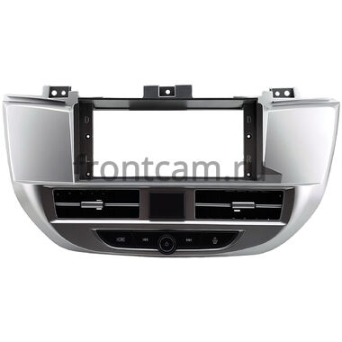 Hyundai Tucson 3 2015-2018 (серебряная, левый руль) 12.3 дюйма Canbox H-Line 8819-1541 на Android 14 (4G-SIM, 8/128, DSP, QLed) Audi Style