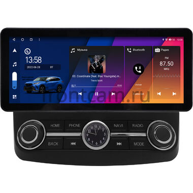Mitsubishi L200 4, Pajero Sport 2 2008-2016 12.3 дюйма Canbox H-Line 7816-1548 на Android 10 (4G-SIM, 4/32, DSP, QLed) Audi Style