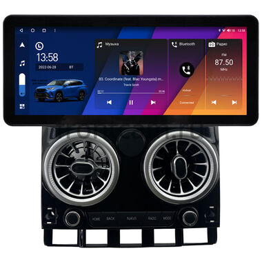 Volkswagen Touareg 2002-2010 (глянцевая) 12.3 дюйма Canbox M-Line 7710-1640 на Android 10 (4G-SIM, 2/32, DSP, QLed) Audi Style
