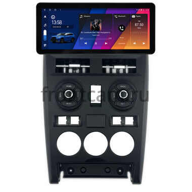 Lada Priora 2007-2013 (черная, матовая) 12.3 дюйма Canbox H-Line 7818-1644 на Android 10 (4G-SIM, 6/128, DSP, QLed) Audi Style
