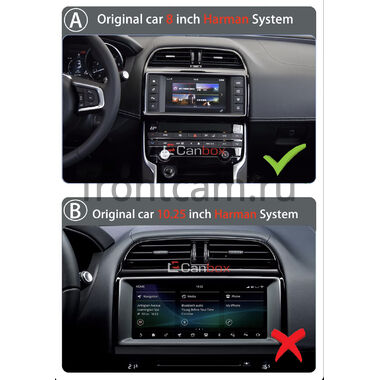 Jaguar F-Pace 2016-2020 (Тип B) 12.3 дюйма Canbox H-Line 8817-1671 на Android 14 (4G-SIM, 4/64, DSP, QLed) Audi Style