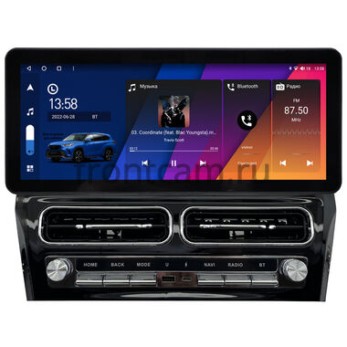 Toyota Camry XV50 2011-2014, Camry XV55 2014-2018 (вид 1)  12.3 дюйма Canbox H-Line 7817-1672 на Android 10 (4G-SIM, 4/64, DSP, QLed) Audi Style