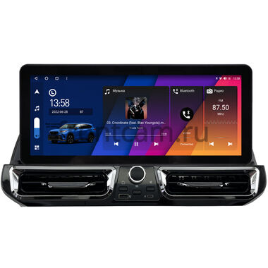 Jeep Grand Cherokee 4 (WK2) 2013-2022 (Тип B)  12.3 дюйма Canbox H-Line 7817-1690 на Android 10 (4G-SIM, 4/64, DSP, QLed) Audi Style
