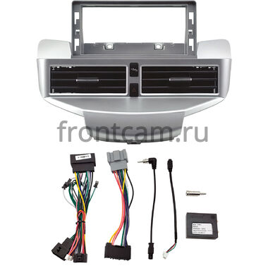 Рамка RM-0031 под магнитолу 12.3 дюйма для Ford Fiesta (Mk6) 2008-2019 (серебристая)