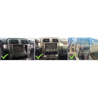 Рамка RM-0088 под магнитолу 12.3 дюйма для Lexus GX 460 2009-2023 (Тип А+В)