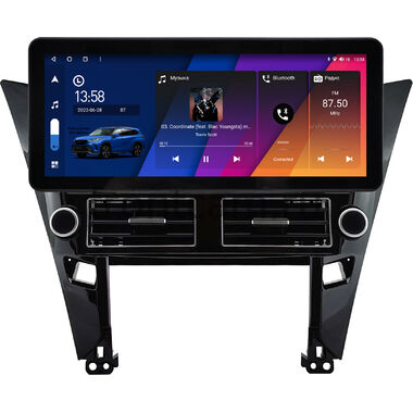 Hyundai Sonata 6 (YF) 2009-2014 (глянцевая, для авто без усилителя) 12.3 дюйма Canbox H-Line 7819-0313 на Android 10 (4G-SIM, 8/256, DSP, QLed) Audi Style