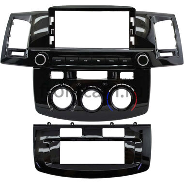 Рамка RM-0396 под магнитолу 12.3 дюйма для Toyota Fortuner, Hilux 7 2004-2015 (с кондиционером или климат-контролем)