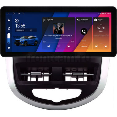 Hyundai Solaris, Accent 4 2010-2019 12.3 дюйма Canbox H-Line 7816-0502 на Android 10 (4G-SIM, 4/32, DSP, QLed) Audi Style