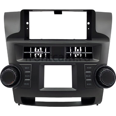 Toyota Highlander 2 (U40) 2007-2013 (Вид 1) 12.3 дюйма Canbox H-Line 4410-0528 на Android 14 (4G-SIM, 4/64, DSP, QLed) Lexus Style