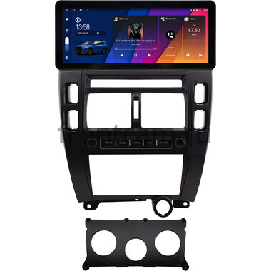 Hyundai Tucson 2004-2010 (черная) 12.3 дюйма Canbox M-Line 7710-0584 на Android 10 (4G-SIM, 2/32, DSP, QLed) Audi Style