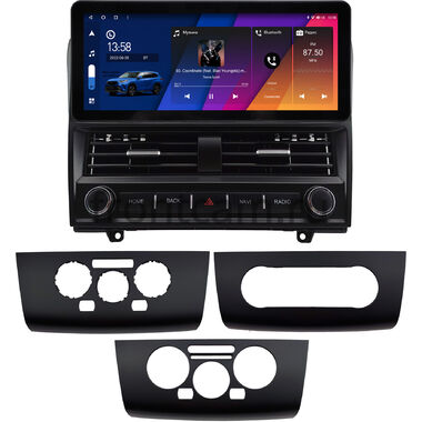 Nissan Tiida 2004-2013 (Тип 2, цвет черный) 12.3 дюйма Canbox M-Line 7711-0592 на Android 10 (4G-SIM, 4/64, DSP, QLed) Audi Style