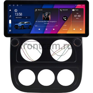 Jeep Liberty (Patriot), Compass 2010-2016 12.3 дюйма Canbox H-Line 7817-0593 на Android 10 (4G-SIM, 4/64, DSP, QLed) Audi Style