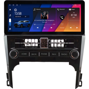 Toyota Camry XV50 2011-2014 12.3 дюйма Canbox H-Line 7816-0616 на Android 10 (4G-SIM, 4/32, DSP, QLed) Audi Style