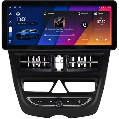 Kia Picanto 2007-2011, Morning 2008-2010 12.3 дюйма Canbox H-Line 7819-0763 на Android 10 (4G-SIM, 8/256, DSP, QLed) Audi Style