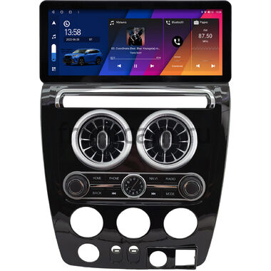 Hummer H3 2005-2010 (глянцевая) 12.3 дюйма Canbox H-Line 7819-0770 на Android 10 (4G-SIM, 8/256, DSP, QLed) Audi Style