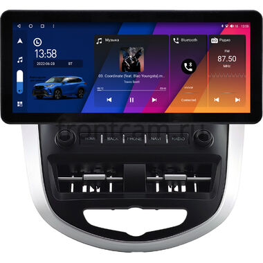 Hyundai Solaris, Accent 4 2010-2019 12.3 дюйма Canbox H-Line 7816-0781 на Android 10 (4G-SIM, 4/32, DSP, QLed) Audi Style