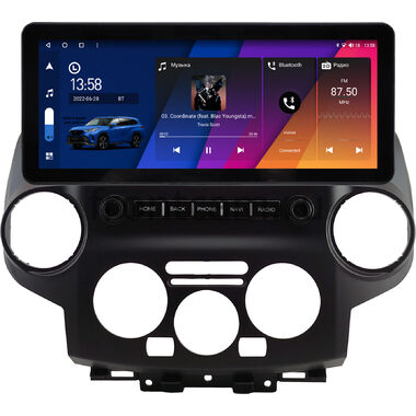 Nissan NV200 2009-2026 (черная) 12.3 дюйма Canbox M-Line 7711-0812 на Android 10 (4G-SIM, 4/64, DSP, QLed) Audi Style