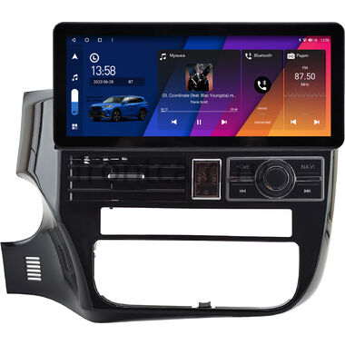 Mitsubishi Outlander 3 2012-2024 12.3 дюйма Canbox M-Line 7711-0875 на Android 10 (4G-SIM, 4/64, DSP, QLed) Audi Style