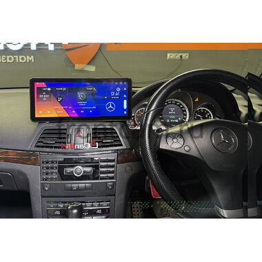 Mercedes-Benz E (w212) 2009-2016 (седан, руль справа) 12.3 дюйма Canbox GTR1233-0923 на Android 10 (CarPlay, 4/64, DSP, QLed) BMW Style