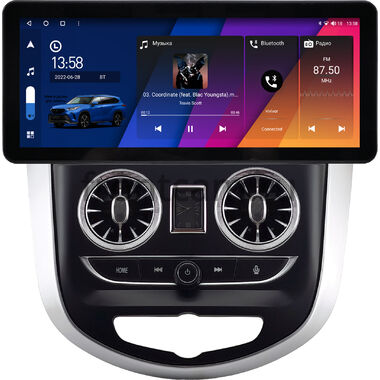Hyundai Solaris, Accent 4 2010-2019 12.3 дюйма Canbox H-Line 7817-0978 на Android 10 (4G-SIM, 4/64, DSP, QLed) Audi Style