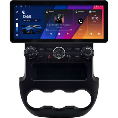 Ford Ranger 3 2011-2015 12.3 дюйма Canbox M-Line 7711-0982 на Android 10 (4G-SIM, 4/64, DSP, QLed) Audi Style