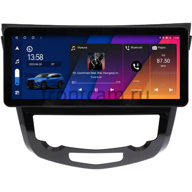 Nissan Qashqai 2, X-Trail (T32) 2013-2022 (авто с климат-контролем) 12.3 дюйма Canbox H-Line 7818-1009/1010 на Android 10 (4G-SIM, 6/128, DSP, QLed) Audi Style