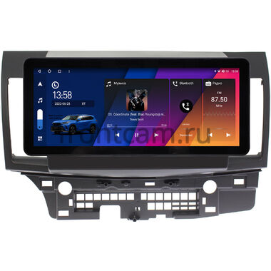 Mitsubishi Lancer 10 2007-2017 (для авто без Rockford) 12.3 дюйма Canbox PRO-Line 4310-1021 на Android 13 (4G-SIM, 4/64, DSP, QLed) Audi Style