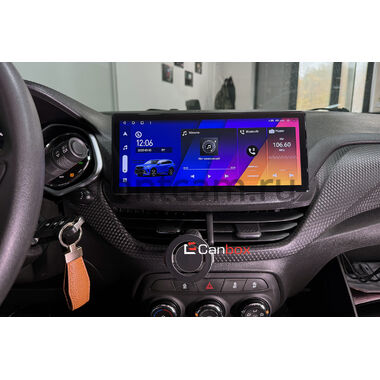 Chevrolet Onix 2 2019-2026 (Тип A) 12.3 дюйма Canbox H-Line 8810-2639 на Android 14 (4G-SIM, 8/128, DSP, QLed) BMW Style