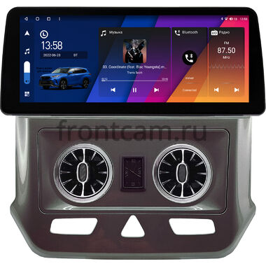 Ravon R4 2016-2020 (серая, глянцевая) 12.3 дюйма Canbox M-Line 7812-0517 на Android 10 (4G-SIM, 4/64, DSP, QLed) BMW Style