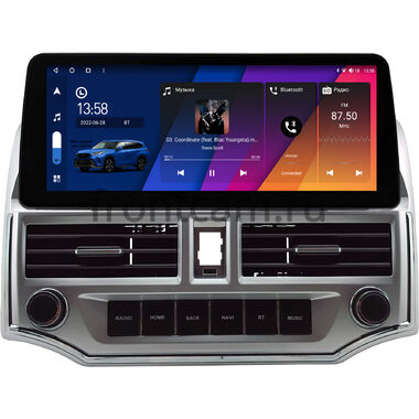 Toyota 4Runner 5 2009-2024 12.3 дюйма Canbox M-Line 7811-0523 на Android 10 (4G-SIM, 2/32, DSP, QLed) BMW Style