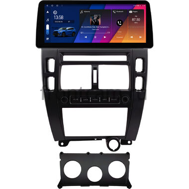 Hyundai Tucson 2004-2010 (черная) 12.3 дюйма Canbox M-Line 7812-0584 на Android 10 (4G-SIM, 4/64, DSP, QLed) BMW Style