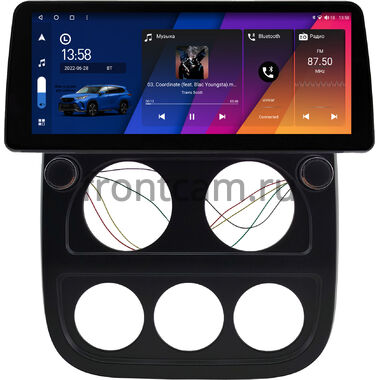 Jeep Liberty (Patriot), Compass 2010-2016 12.3 дюйма Canbox H-Line 7814-0593 на Android 10 (4G-SIM, 4/64, DSP, QLed) BMW Style