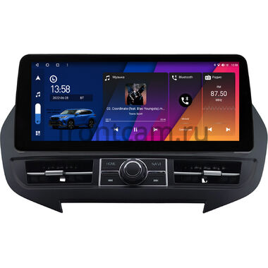 Hyundai Santa Fe 3 2012-2018 (для авто с NAVI) 12.3 дюйма Canbox H-Line 7813-0728 на Android 10 (4G-SIM, 4/32, DSP, QLed) BMW Style