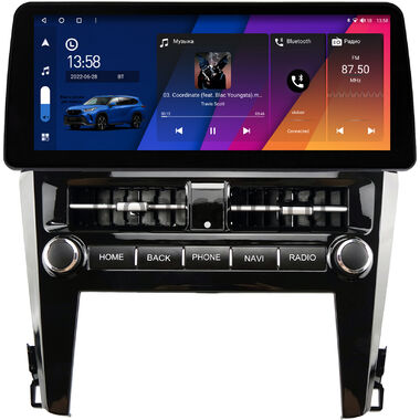 Toyota Camry XV55 2014-2018 12.3 дюйма Canbox H-Line 7810-1371 на Android 10 (4G-SIM, 8/256, DSP, QLed) BMW Style