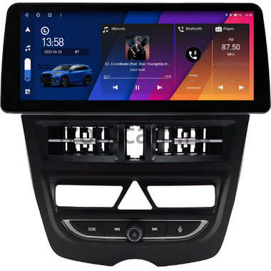 Kia Picanto 2007-2011, Morning 2008-2010 12.3 дюйма Canbox M-Line 7811-0763 на Android 10 (4G-SIM, 2/32, DSP, QLed) BMW Style